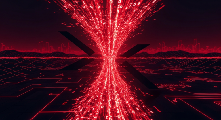 abstract digital speed throttling visualization