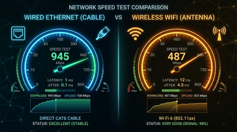 ethernet vs wifi speed test results