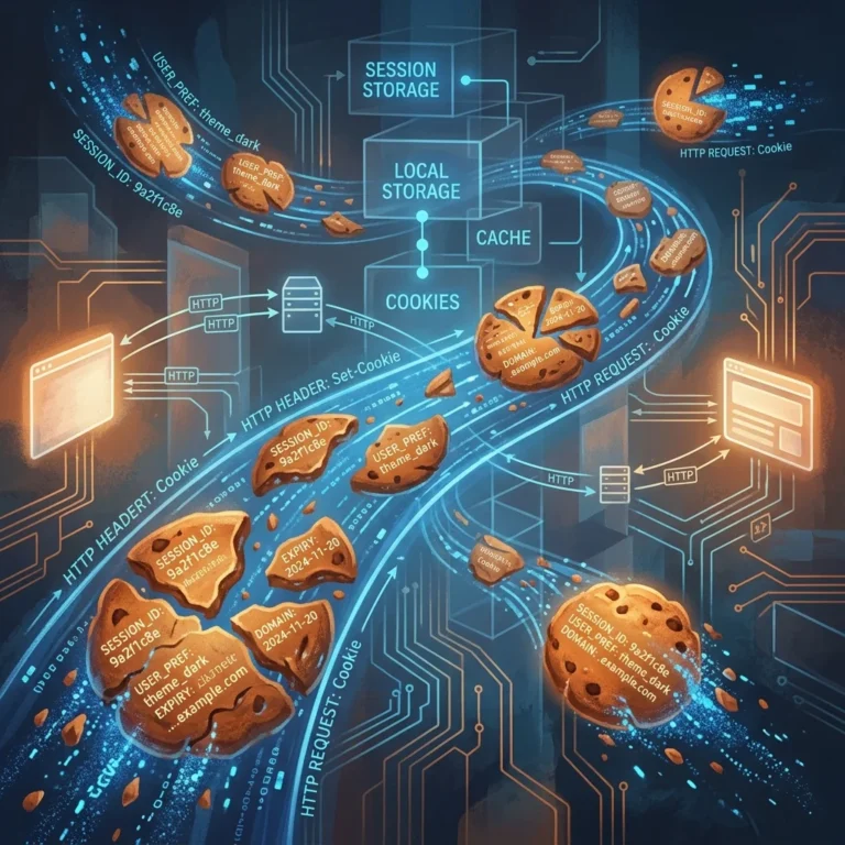 history of web cookies session memory origin