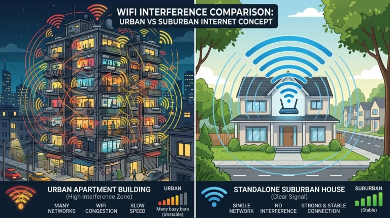internet speed for apartment vs house
