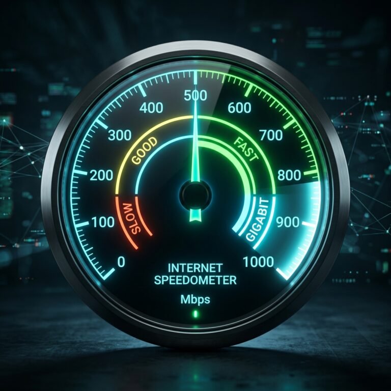 internet speedometer gauge