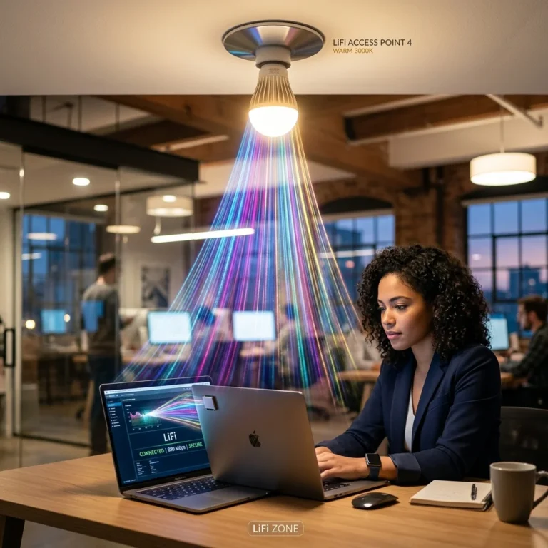 lifi visible light communication speeds curiosities