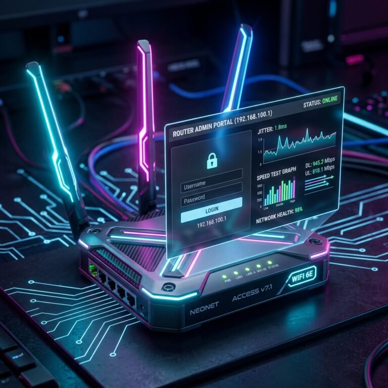 router 192 168 100 1 login