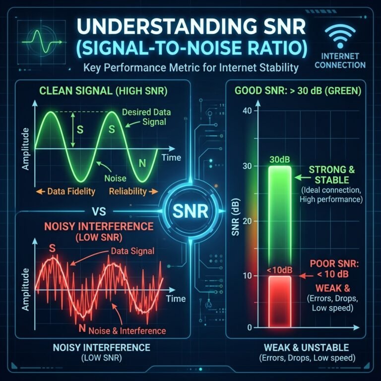 snr signal noise ratio chart