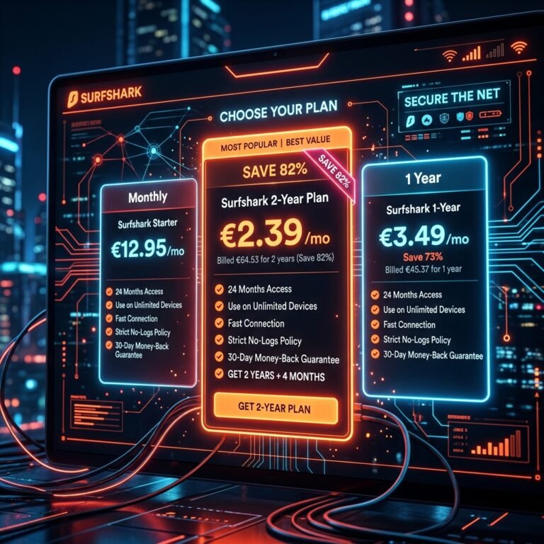surfshark vpn price plans