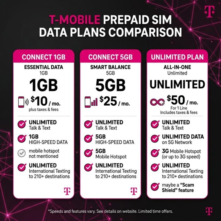 tmobile prepaid sim data