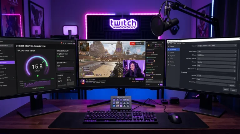 twitch streaming upload speed guide