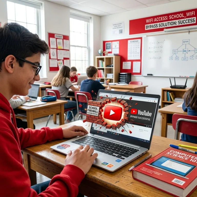 unblock youtube school wifi