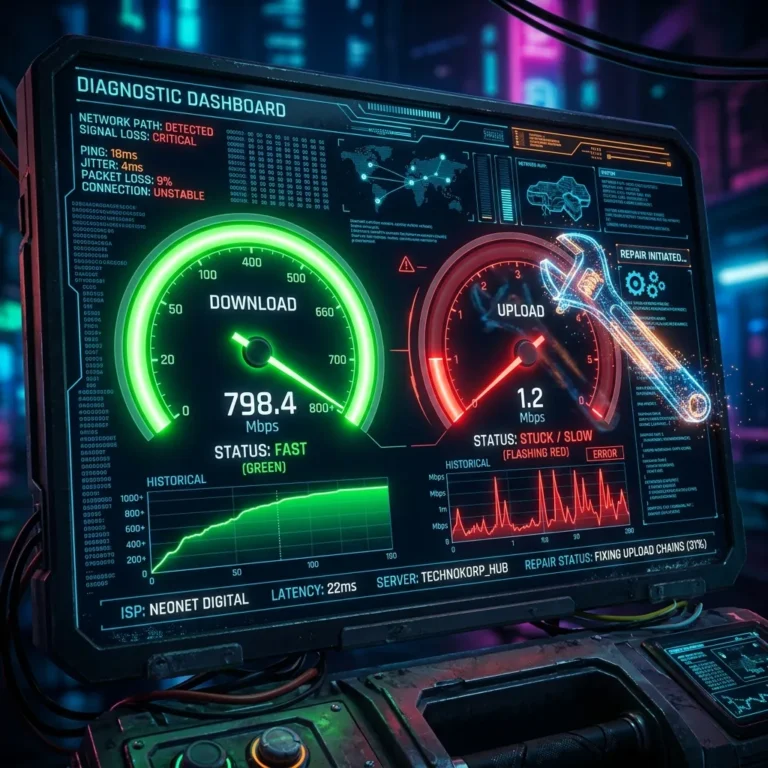 upload speed slow fix