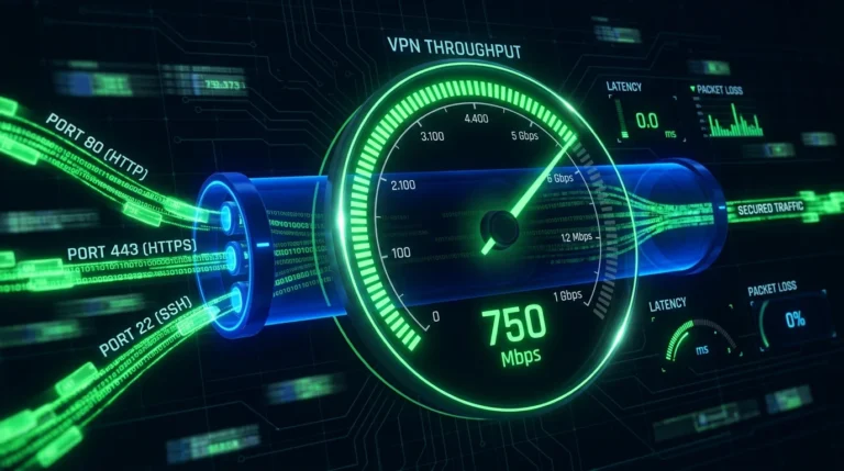 vpn port forwarding speed test